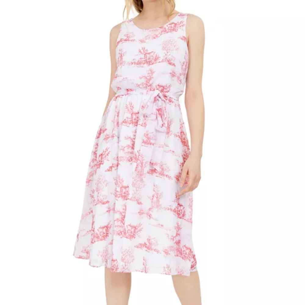 INC International Concepts | Chiffon Toile Midi Dress